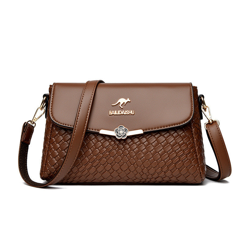 Elegant Rhombus Quilted Crossbody Bag for Womens