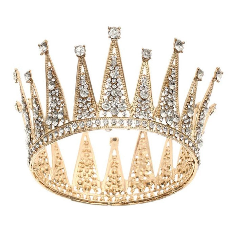 Fashion Bridal Hair Accessories - Alloy Hollow Diamond Crown