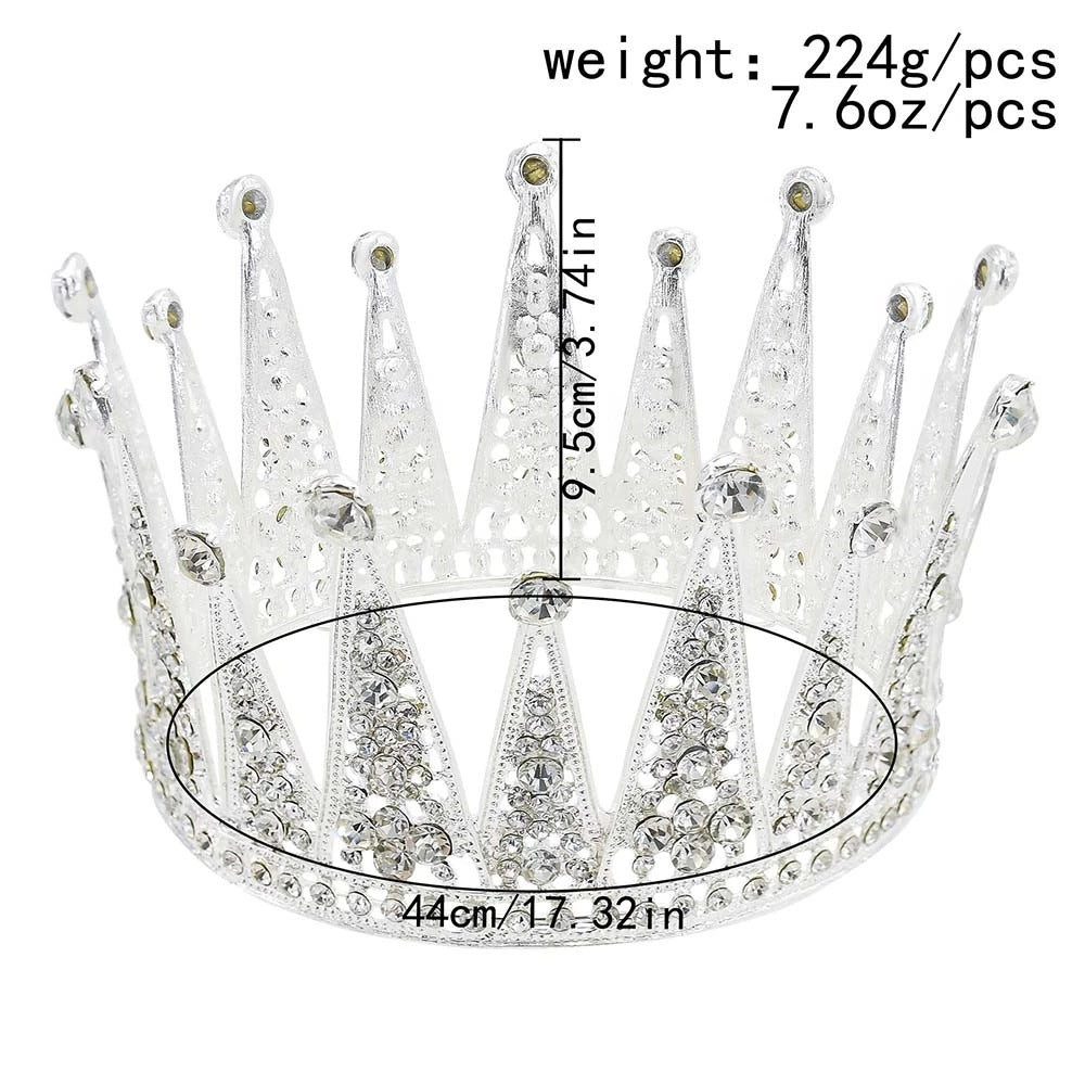 Fashion Bridal Hair Accessories - Alloy Hollow Diamond Crown