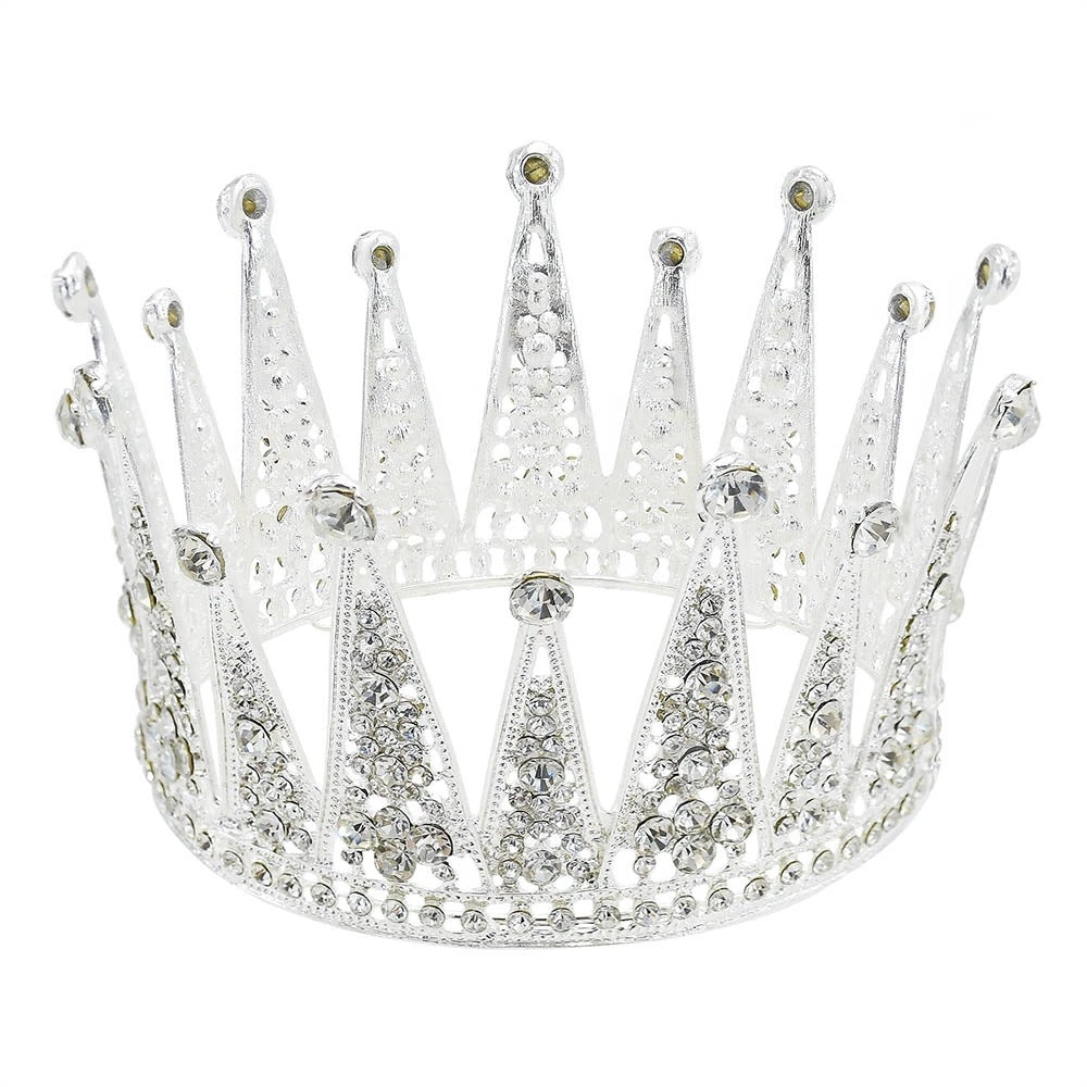 Fashion Bridal Hair Accessories - Alloy Hollow Diamond Crown