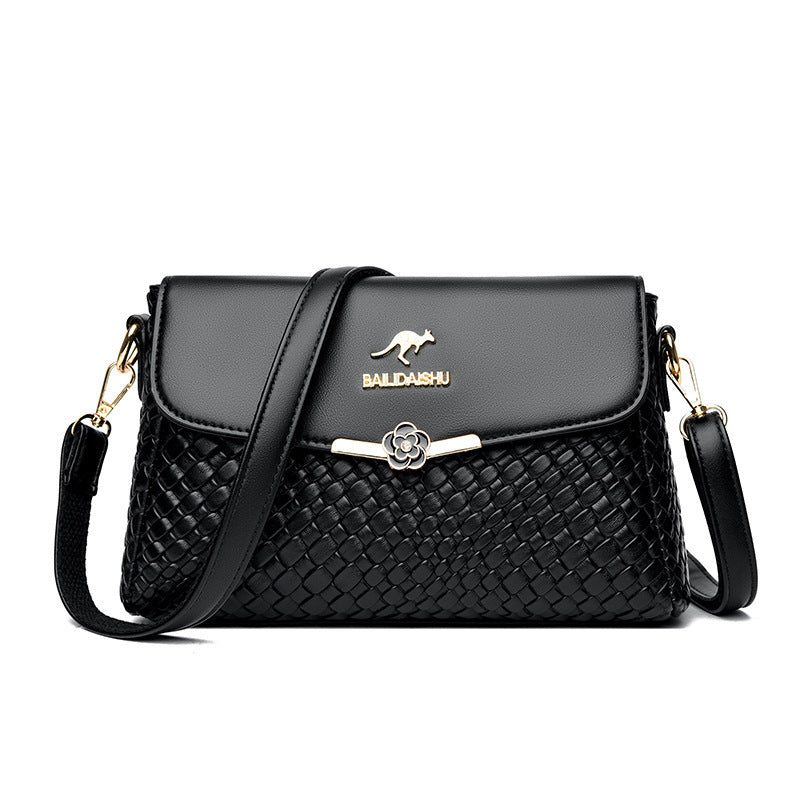 Elegant Rhombus Quilted Crossbody Bag for Womens