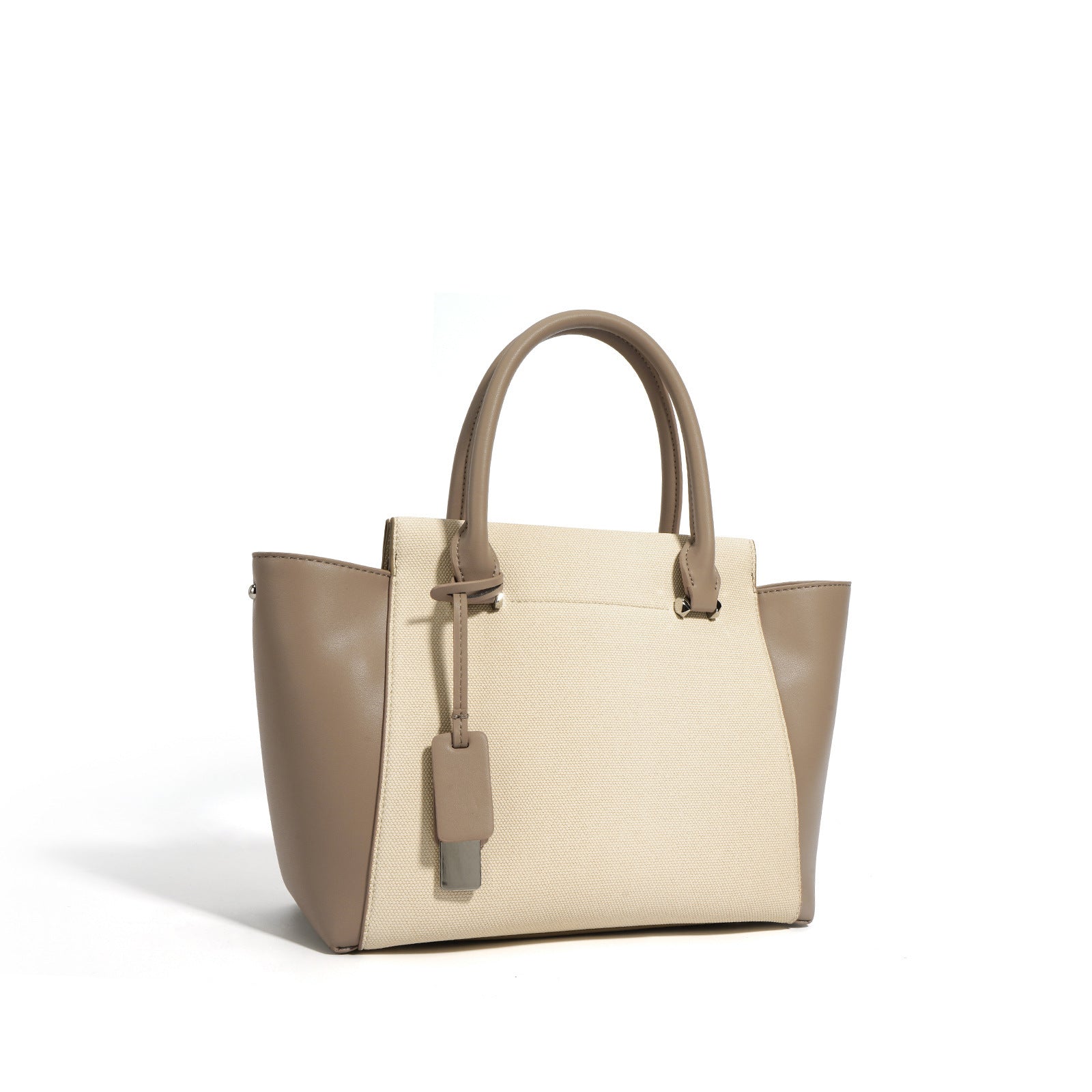 Spacious Cowhide Leather Tote - Ideal for Commutes and Casual Outfits