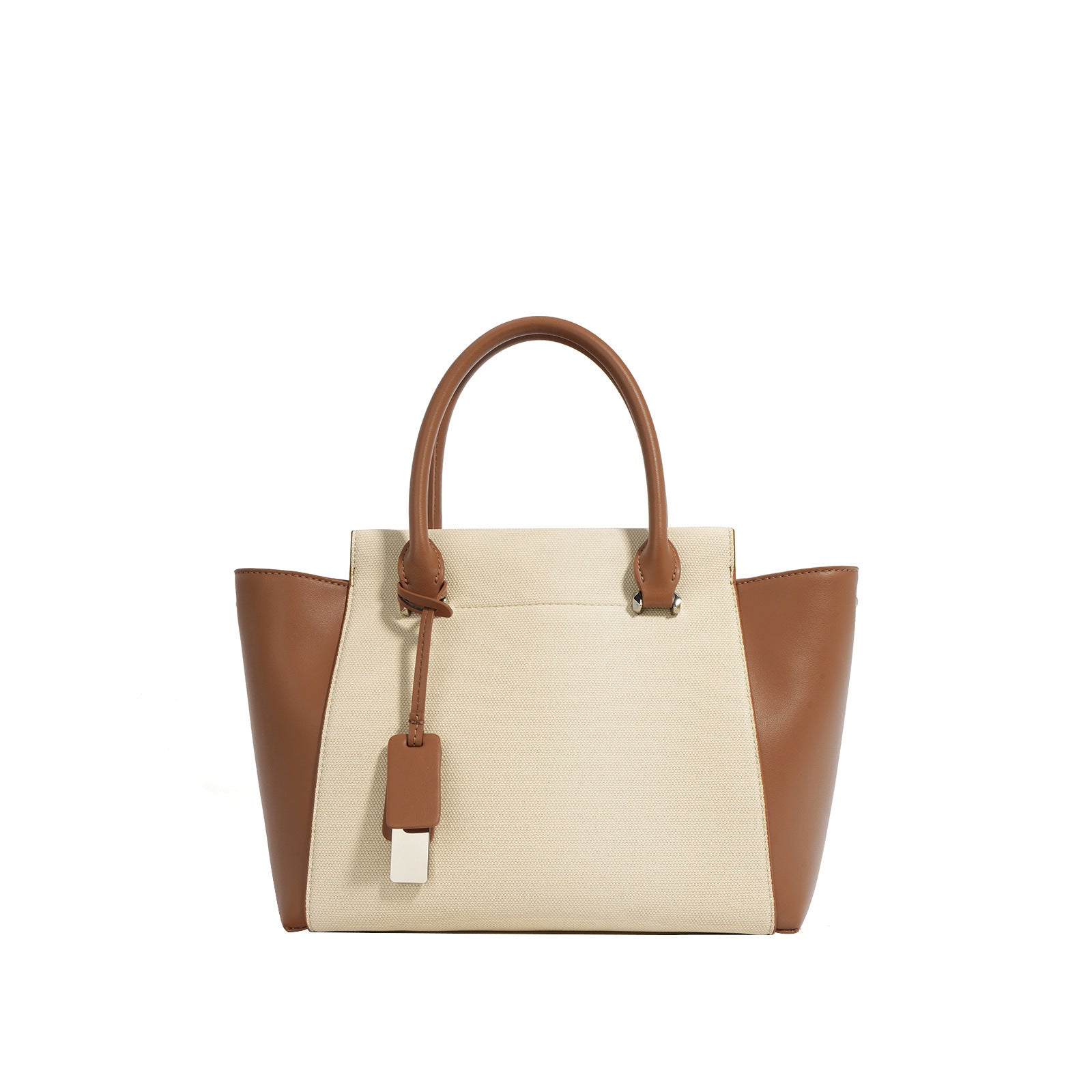 Spacious Cowhide Leather Tote - Ideal for Commutes and Casual Outfits