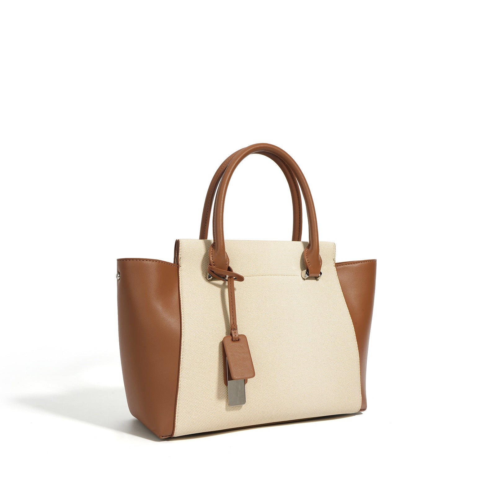 Spacious Cowhide Leather Tote - Ideal for Commutes and Casual Outfits