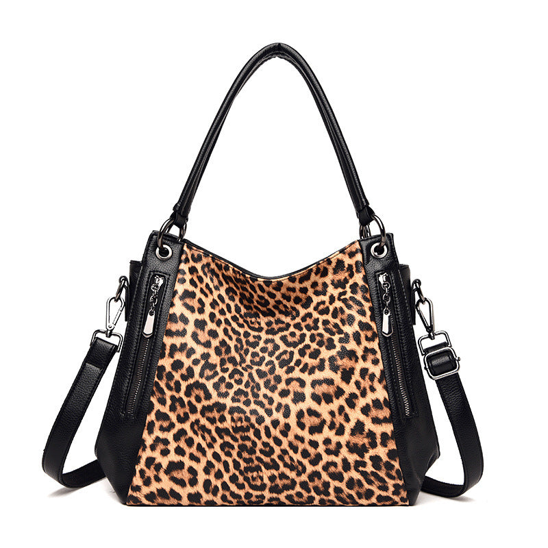 Urban Style Leopard or Zebra Print Handbag for Women