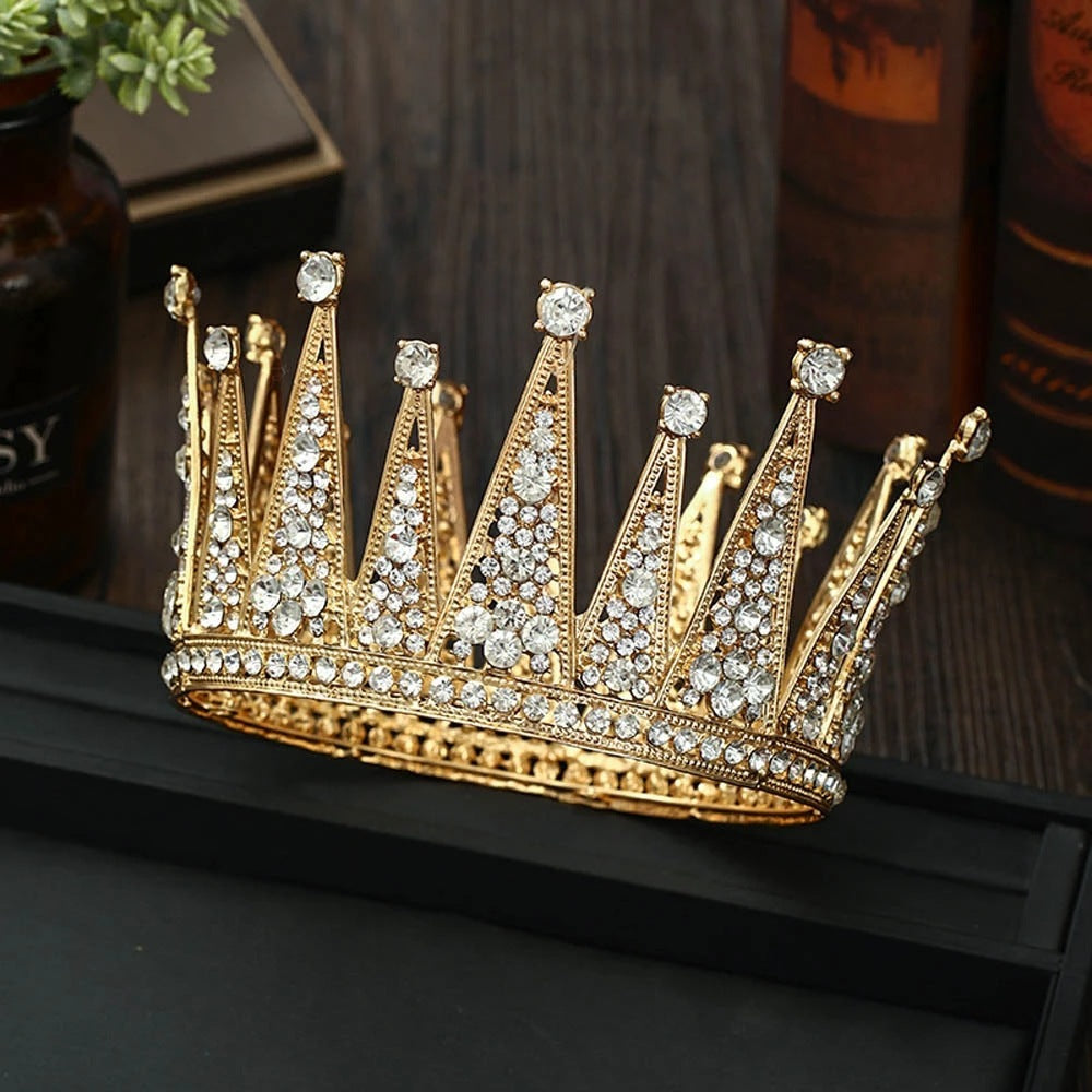 Fashion Bridal Hair Accessories - Alloy Hollow Diamond Crown